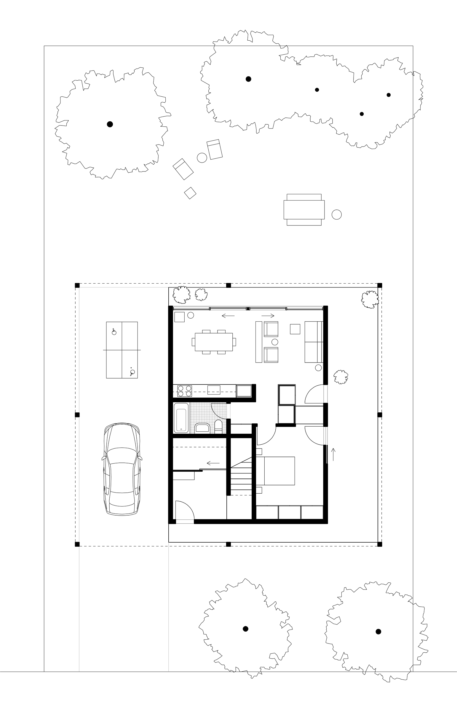 Alberta House. Ground floor plan